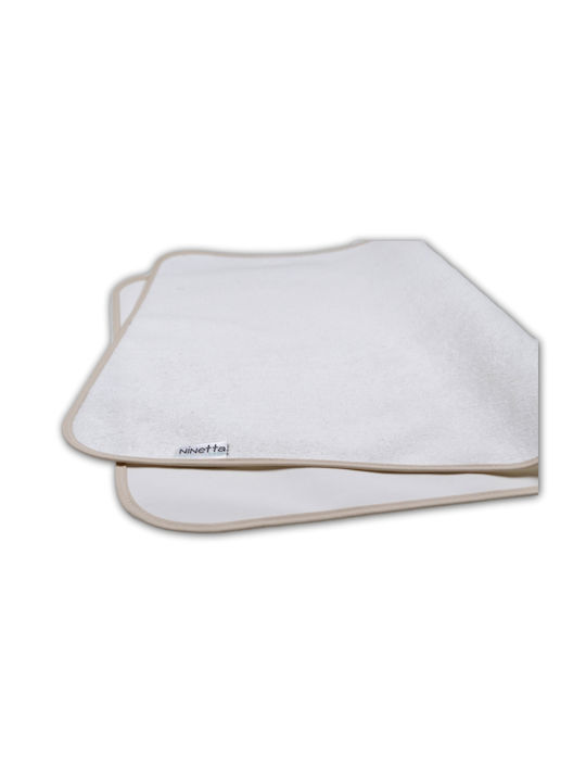 Ninetta Bebe Waterproof Changing Pad White Gray 35x56cm.