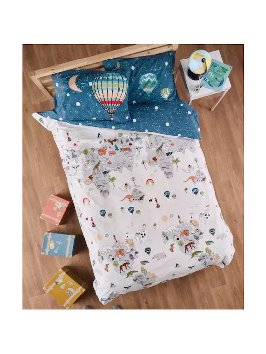 Kentia Sheet Set Single Cotton Titus 160x270cm 3pcs