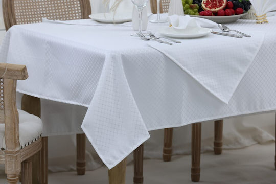 Liolios Home Tablecloth Set Ivory 160x220cm