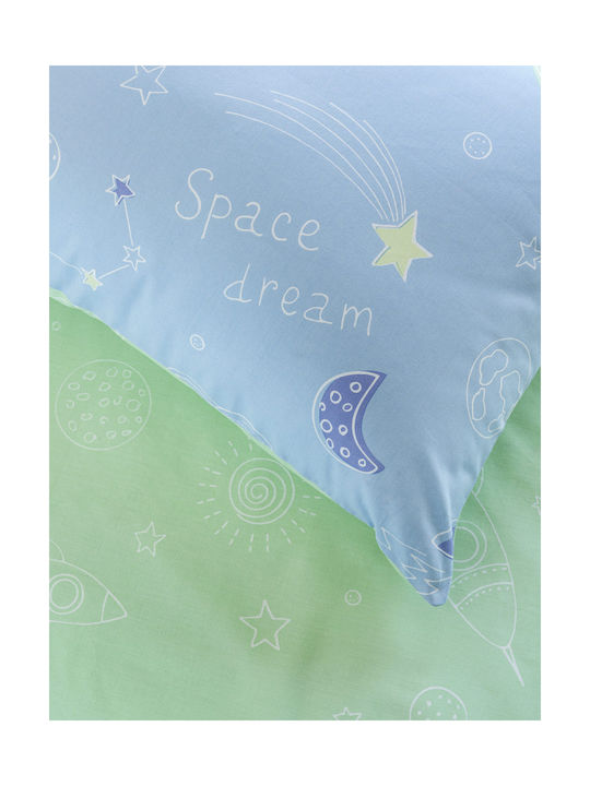 Kocoon Sheet Set Single Cotton Light Blue 160x260cm 3pcs