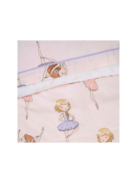 Das Home Σετ Μονά Ballet Love Lilac - Pink 170x240cm