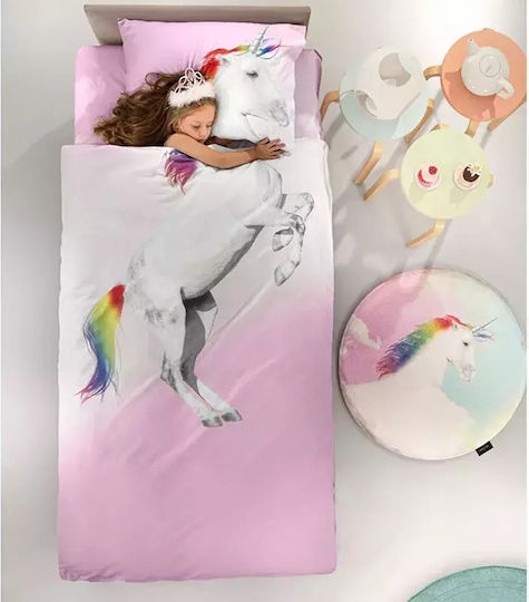 Saint Clair Bettwäsche-Set Einzel Baumwolle Ceros Flieder 170x250cm 2Stück
