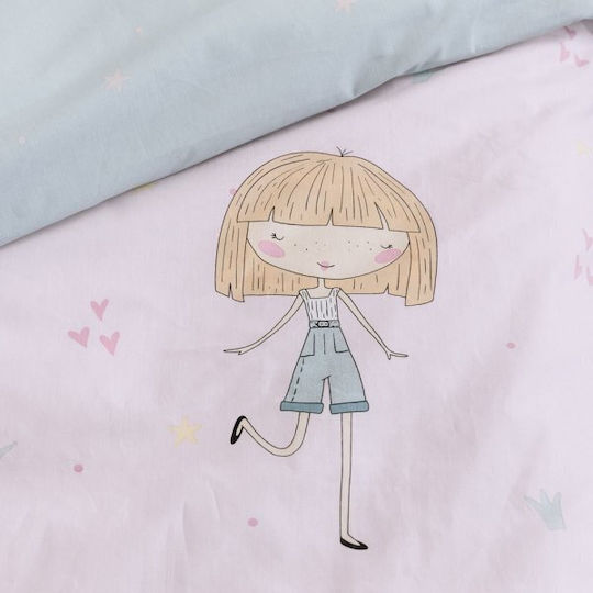 Nima Sheet Set Single Cotton Lovely Pink 170x255cm 2pcs