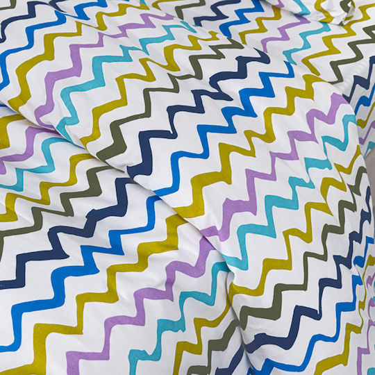 Guy Laroche Σετ Σεντόνια Μονά Βαμβακερά Multi 160x250cm 3τμχ