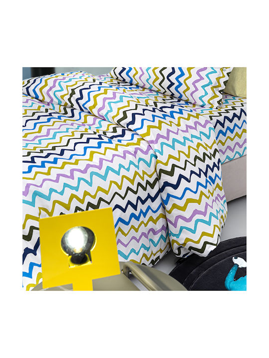 Guy Laroche Sheet Set Single Cotton Multi 160x250cm 1110030224016 3pcs