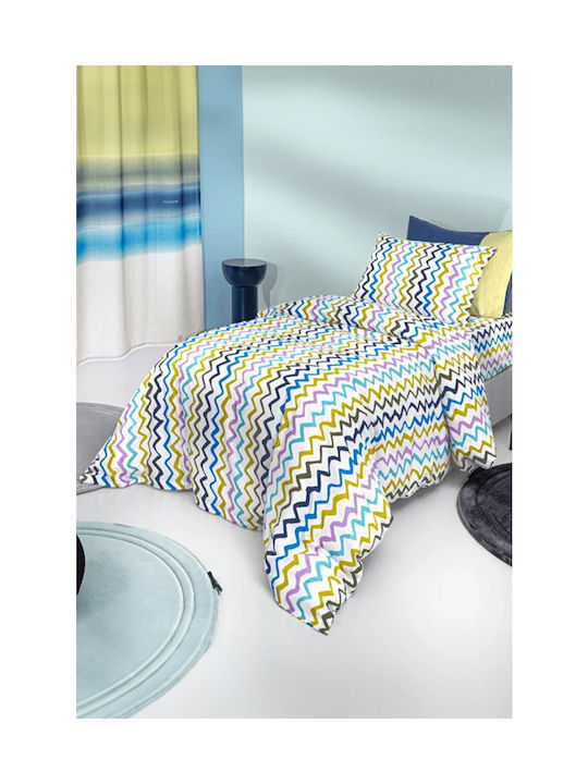 Guy Laroche Sheet Set Single Cotton Multi 160x250cm 1110030224016 3pcs