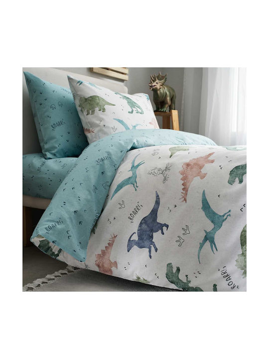 Vesta Home Σετ Σεντόνια Μονά Βαμβακερά Rex Multi 170x260cm 3τμχ