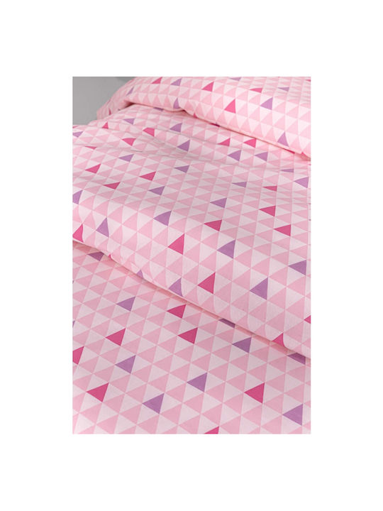 Guy Laroche Σετ Σεντόνια Μονά Βαμβακερά Two 2 Twenty Fuchsia 165x250cm 3τμχ