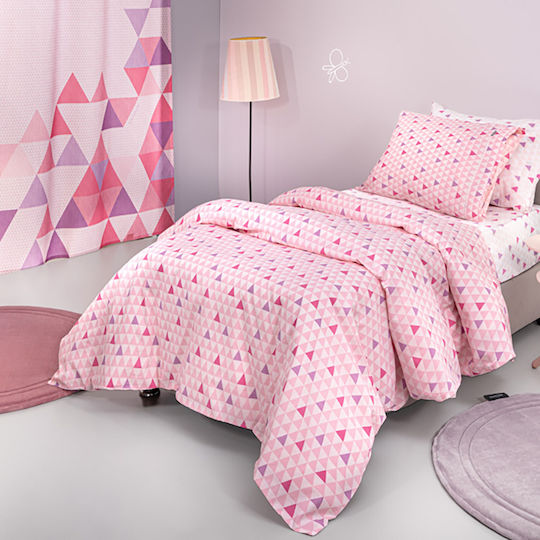 Guy Laroche Bettwäsche-Set Einzel Baumwolle Two 2 Twenty Fuchsia 165x250cm 3Stück