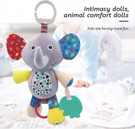Lazarid Pendant Toy for Cot with Music for 0++ Months