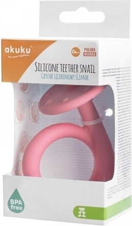Akuku Inel Dentar Tip Melc Fără BPA Din Silicon Pentru 0 Luni+
