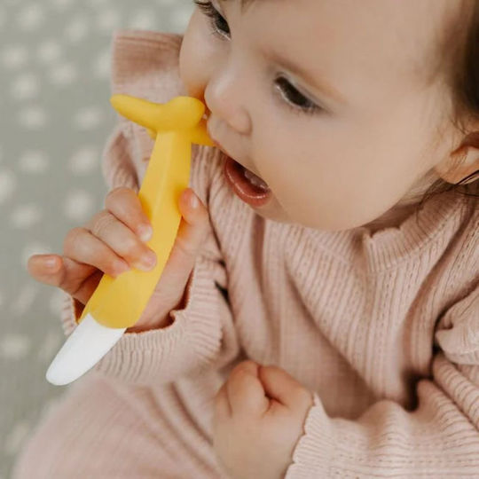 Nuby Banana Teething Ring from Silicone for 3 m+