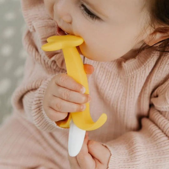 Nuby Banana Teething Ring from Silicone for 3 m+