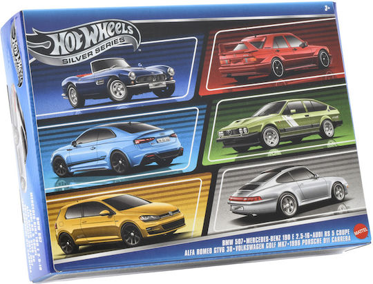 Hot Wheels Premium Cars Set Euro Style Multipack Case 1:64 for Ages 3+