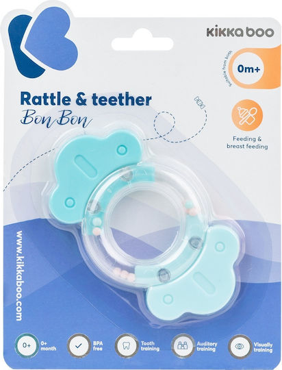 Kikka Boo Bon-Bon Silicone Teething Rattle for 0 m+
