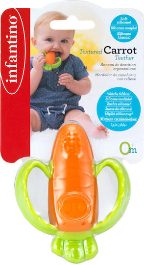 Infantino Carrot Beißring & Zahnen Linderung Aus Silikon Für 0 Monate