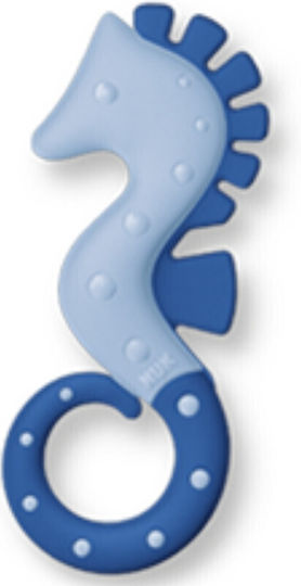 Nuk Seahorse Teething Ring Made of Plastic for 3 m+ Blue