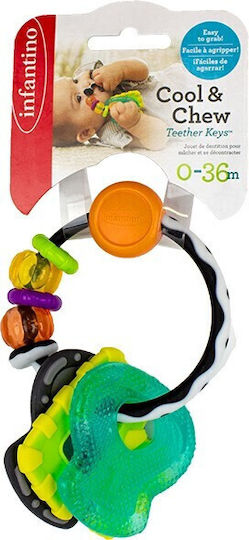 Infantino Teething Rattle for 0 m+ Slide & Chew