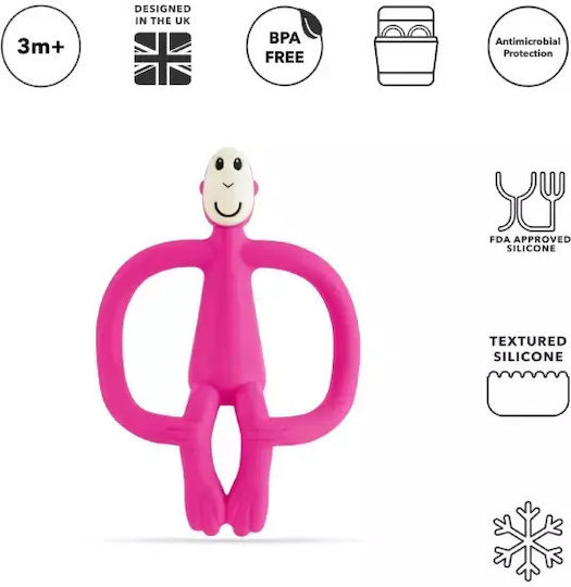 Matchstick Monkey Giraffe Beißring Zahnen Linderung aus Gummi für 0 m+