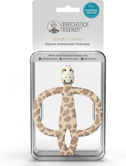 Matchstick Monkey Giraffe Beißring Zahnen Linderung aus Gummi für 0 m+