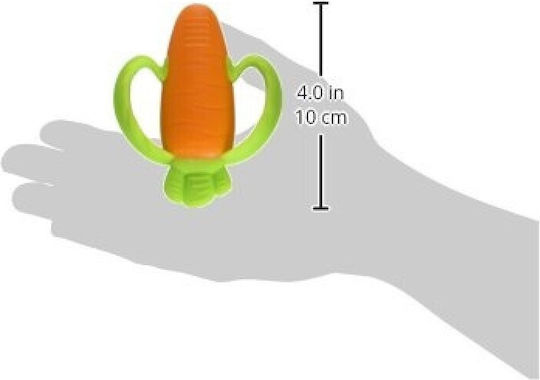 Infantino Carrot Μασητικός Κρίκος Οδοντοφυΐας από Πλαστικό για 0 m+