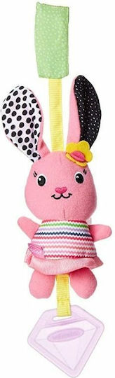 Infantino Rabbit Μασητικός Κρίκος Οδοντοφυΐας από Ύφασμα για 0 m+