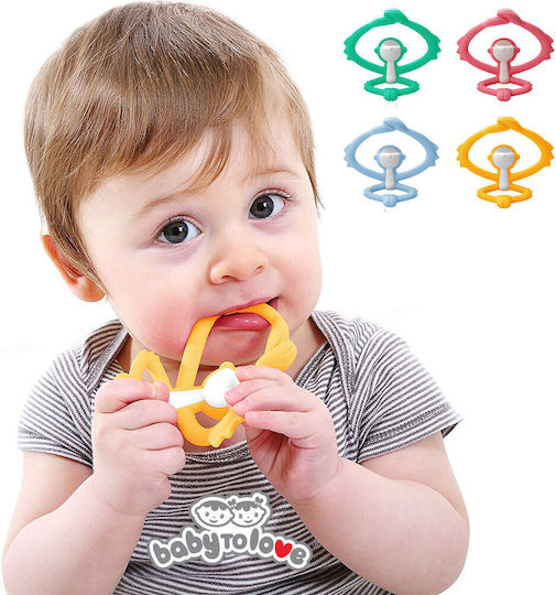 Baby to Love Hugging Monkey Μασητικός Κρίκος Οδοντοφυΐας με Gel από Σιλικόνη για 3 m+