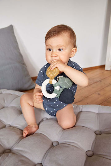 Laessig Snail Teething Rubber Rattle for 4 Months+