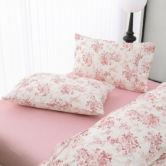 Liolios Home Σετ Υπέρδιπλο 4τμχ 245x270εκ. Ροζ Liolios Home Σετ Υπέρδιπλο 4τμχ 245x270εκ. Ροζ