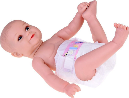 Lovely Soft Boy Doll 45cm Lifelike Dressed In Panda Overalls Za5358