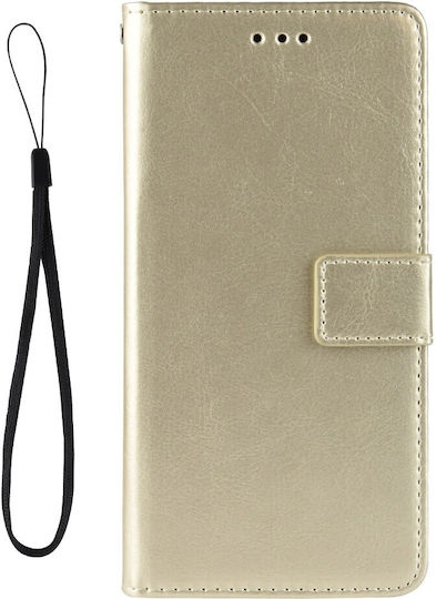 Mad Mask Brieftasche Leder / Synthetisches Leder Gold (Vivo Y01)