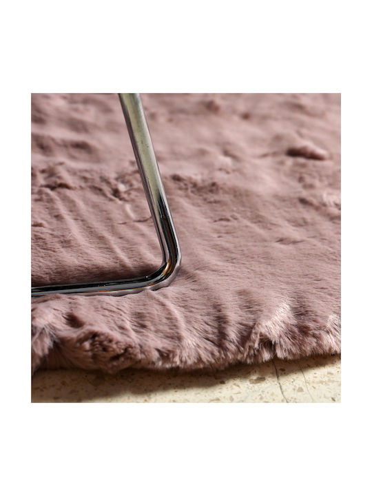 Polcarpet Rabbit Pink 180 Χαλί Ορθογώνιο Γούνινο Pink 180x250cm