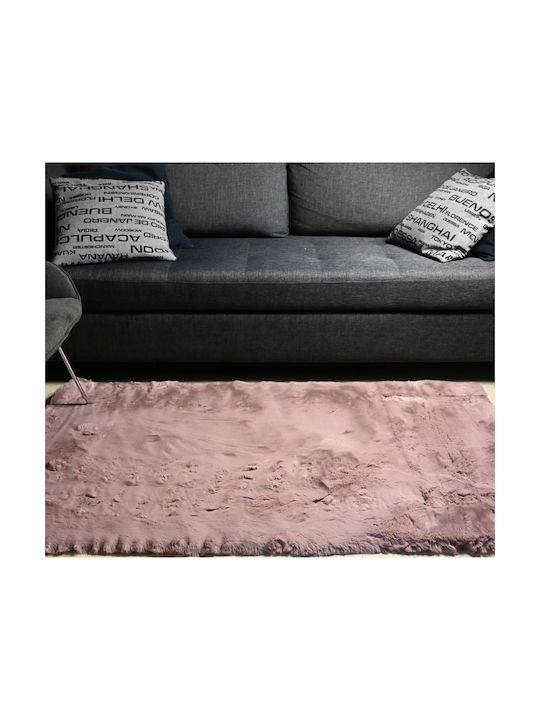 Polcarpet Rabbit Pink 180 Χαλί Ορθογώνιο Γούνινο Pink 180x250cm