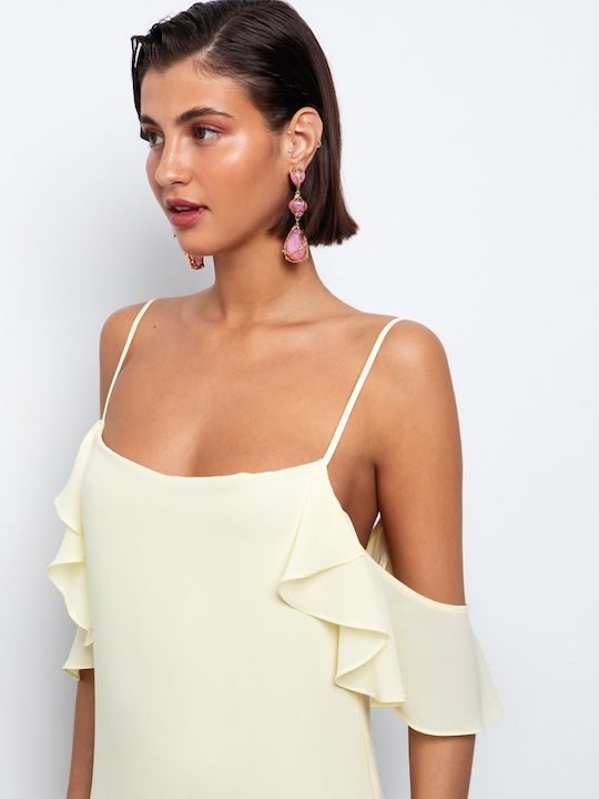 Summer Maxi Dress for Wedding / Christening Yellow