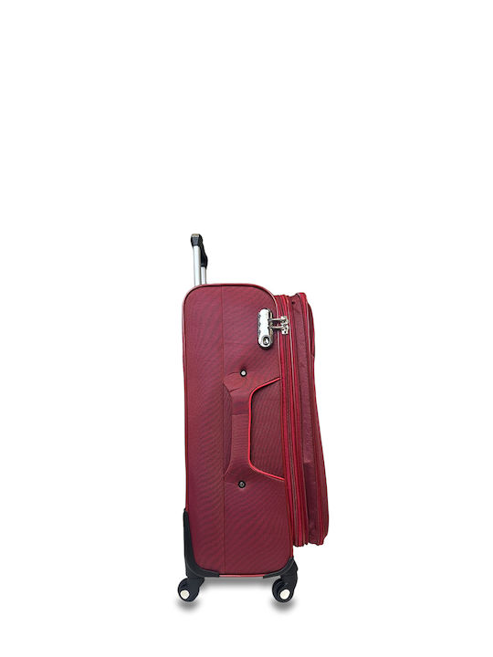 Medium Suitcase Nylon Skiathos Red