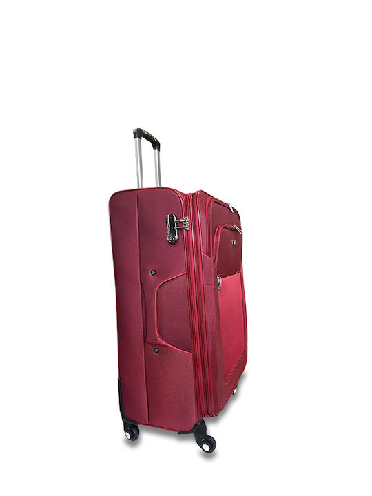 Large Suitcase Nylon Skiathos Red