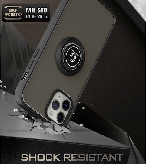 Techsuit Glinth Back Cover Metallic Black (Oppo A5 Pro)