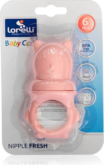 Lorelli Silicone Baby Feeder Fresh for 6+ months Pink