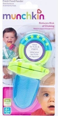 Munchkin Fabric Baby Mesh Feeder for 6+ months Turquoise