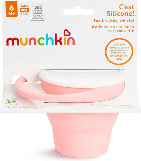 Munchkin Δοχείο Πορτοκαλί Snack από Σιλικόνη για 6+ μηνών