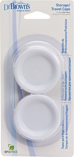 Dr. Brown's Plastic Baby Lid 2pcs Green