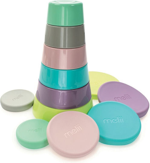 Melii Plastic Baby Container 6pcs Multicolour