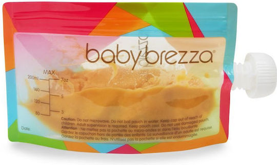 Baby Brezza Mehrfarbige Lebensmittel-Beutel aus Kunststoff 10 Stück