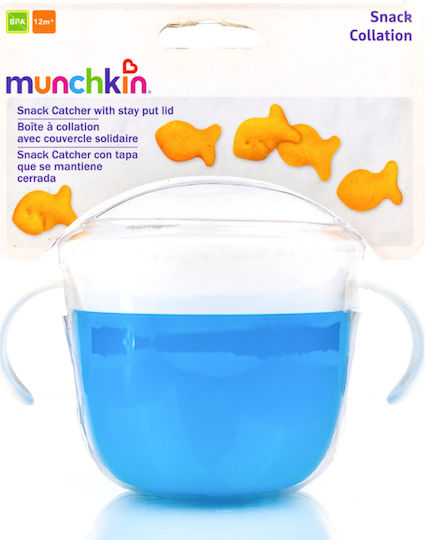 Munchkin Blauer Snack-Container aus Kunststoff für 12+ Monate