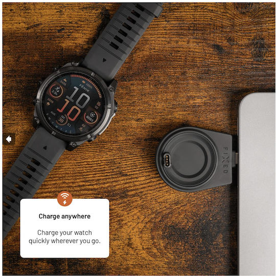 Fixed Зарядно за Powerstation Uni, Garmin Черен