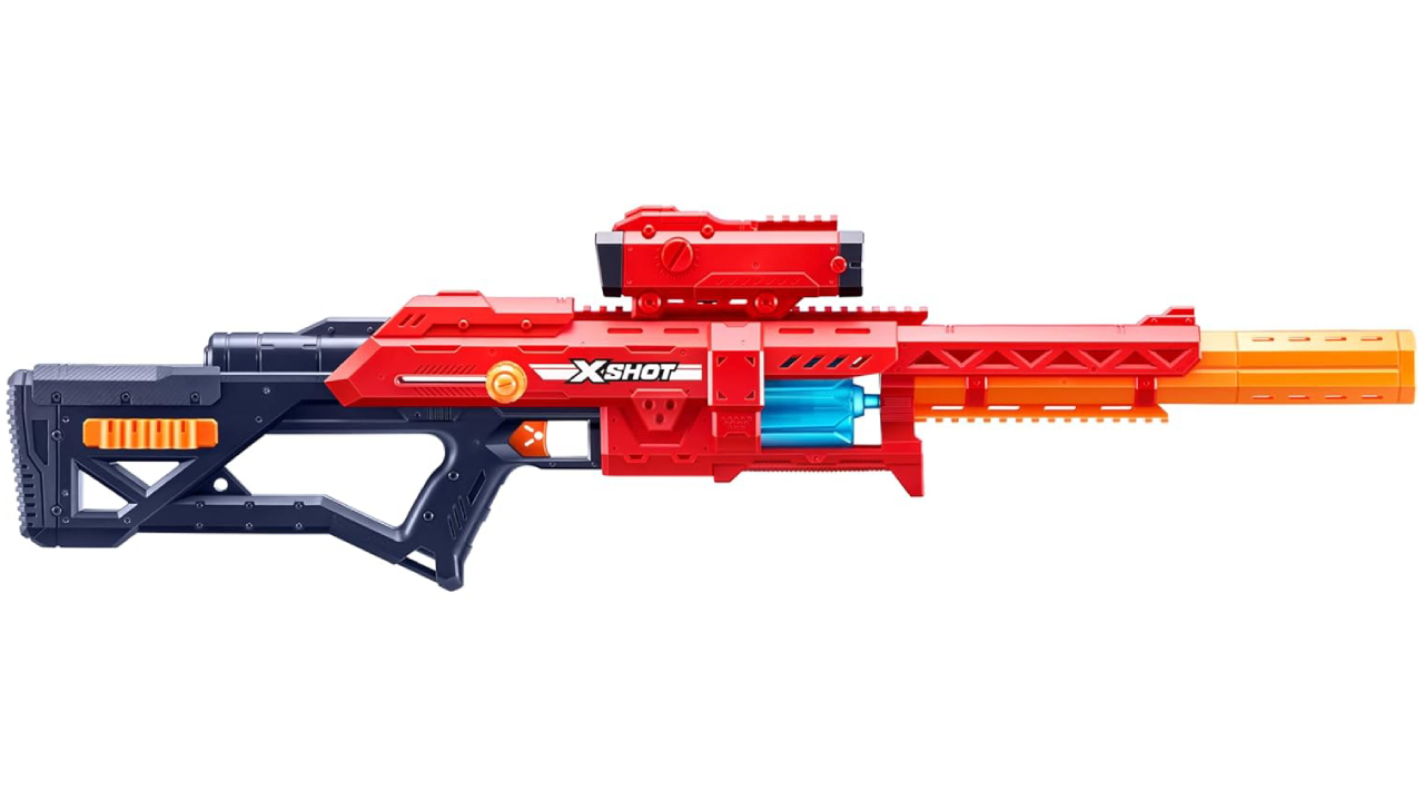 Zuru X-shot-excel-series 1 Range X8 Pistol pentru copii 36674 Roșu