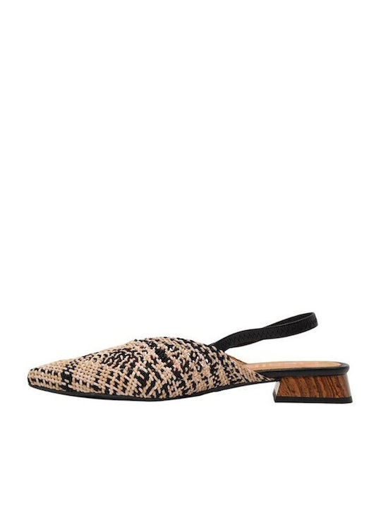 Γυναικείες Μπαλαρίνες Slingback σε Μπεζ Χρώμα