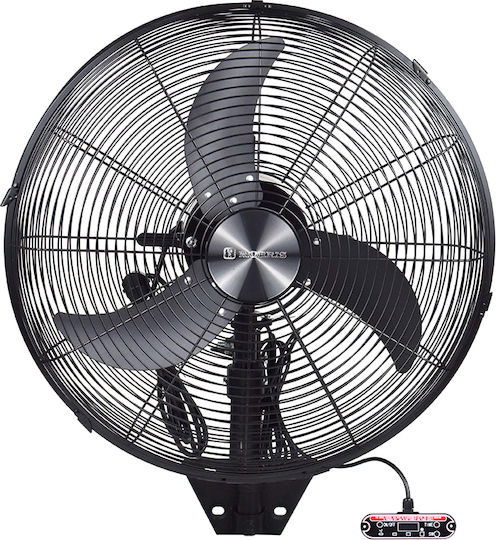 Morris MIFS-20076 Επαγγελματικός Ανεμιστήρας Επιτοίχιος 85W Διαμέτρου 50cm