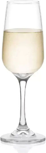 Cristar Set of Glasses Champagne made of Glass Stemmed 247ml 6pcs