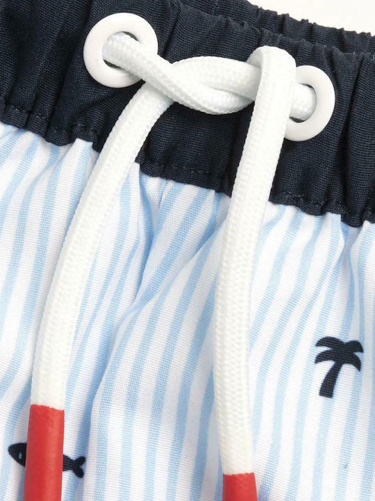 Chicco Детски Бански Къси панталони за плуване Light Blue, White